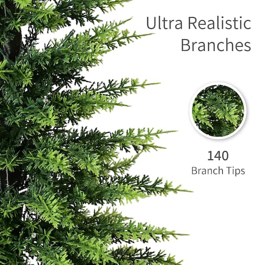 Puleo International 3.5ft. Pre-Lit Battery-Operated Artificial Christmas Trees with Whiskey Barrel Base, Warm White LED Lights, 2ct.